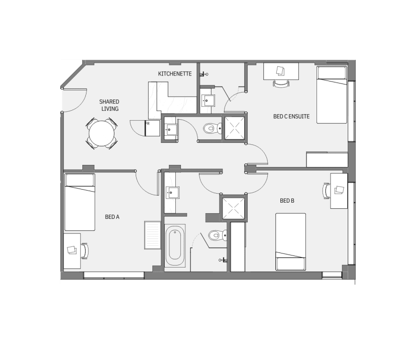 $590-640, Flatshare, 3 rooms, Perth WA 6000, Perth WA 6000