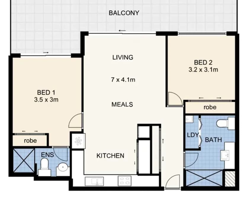 $350, Flatshare, 2 bathrooms, West End QLD 4101