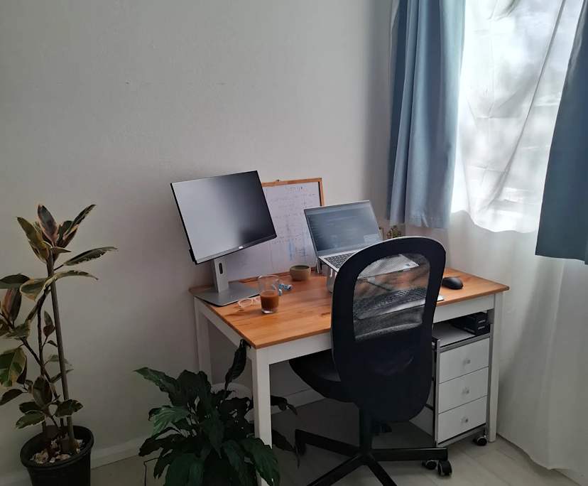 Whole property with 1 room for rent