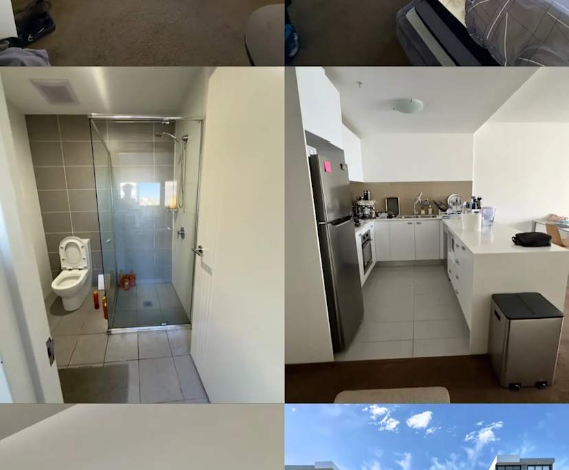 Unfurnished room with own bathroom