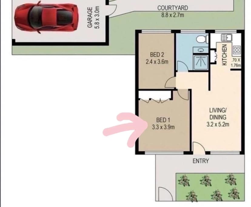 $166, Share-house, 2 bathrooms, Woolloongabba QLD 4102