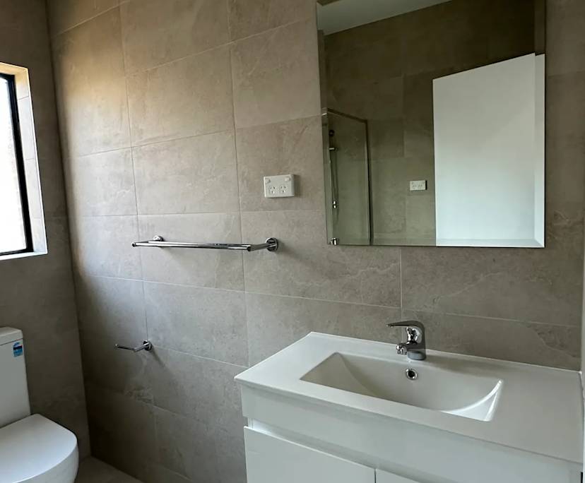 Unfurnished room with own bathroom
