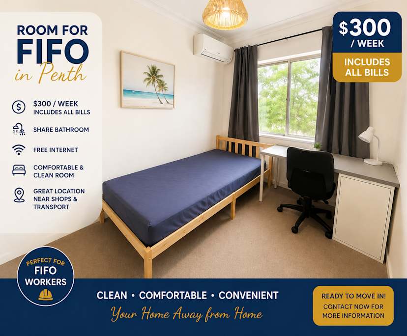 Furnished room in a share house