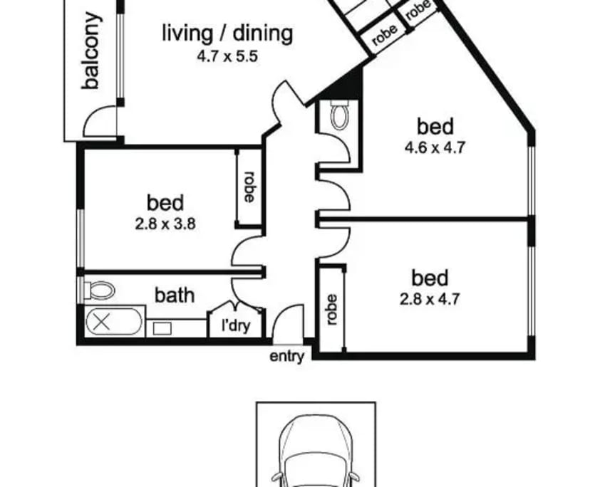 $900, Flatshare, 3 bathrooms, Hawthorn VIC 3122