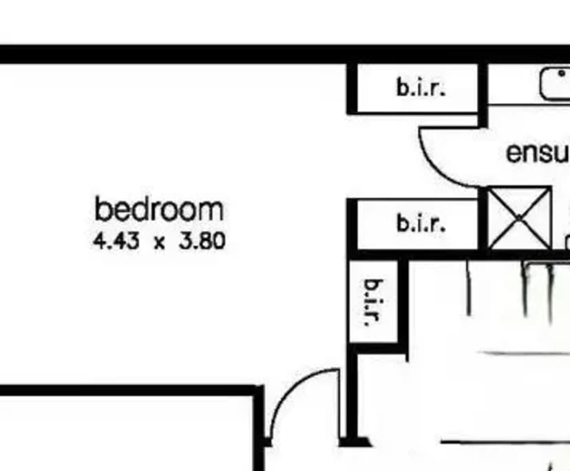 Furnished room with ensuite in a share house