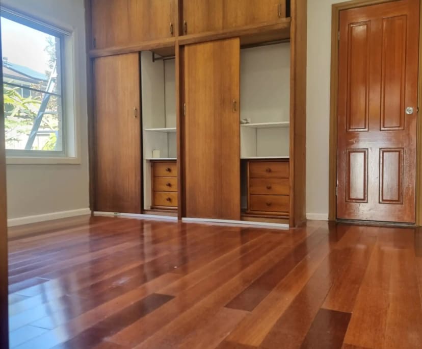 Unfurnished room with own bathroom