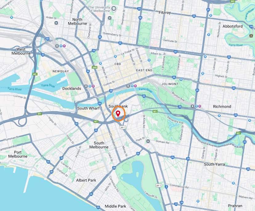 $650, Whole-property, 2 bathrooms, Southbank VIC 3006