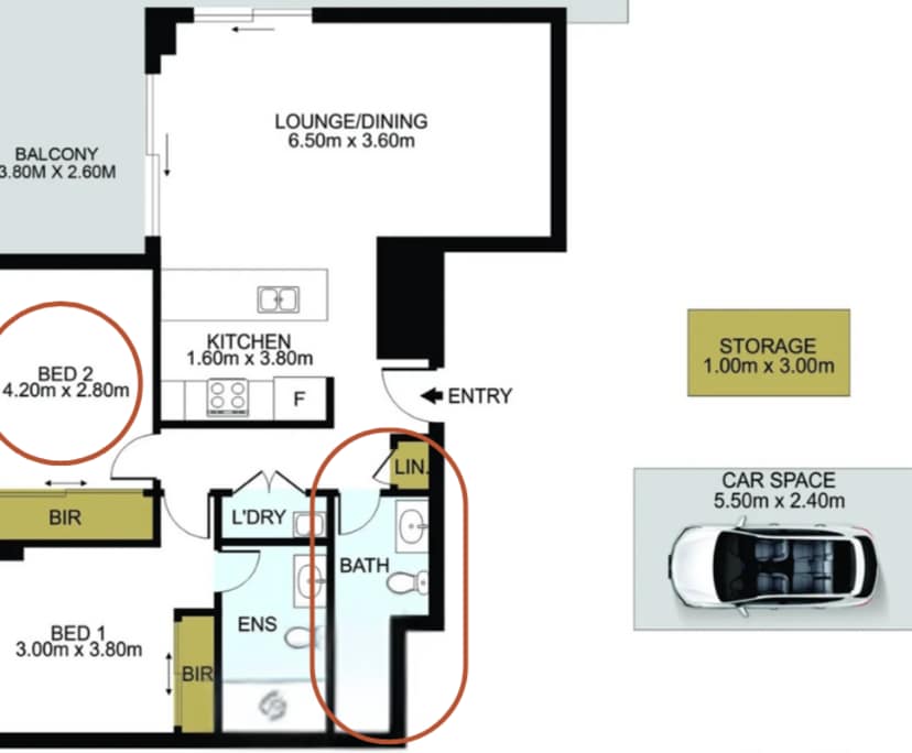 $375, Flatshare, 2 bathrooms, Homebush NSW 2140