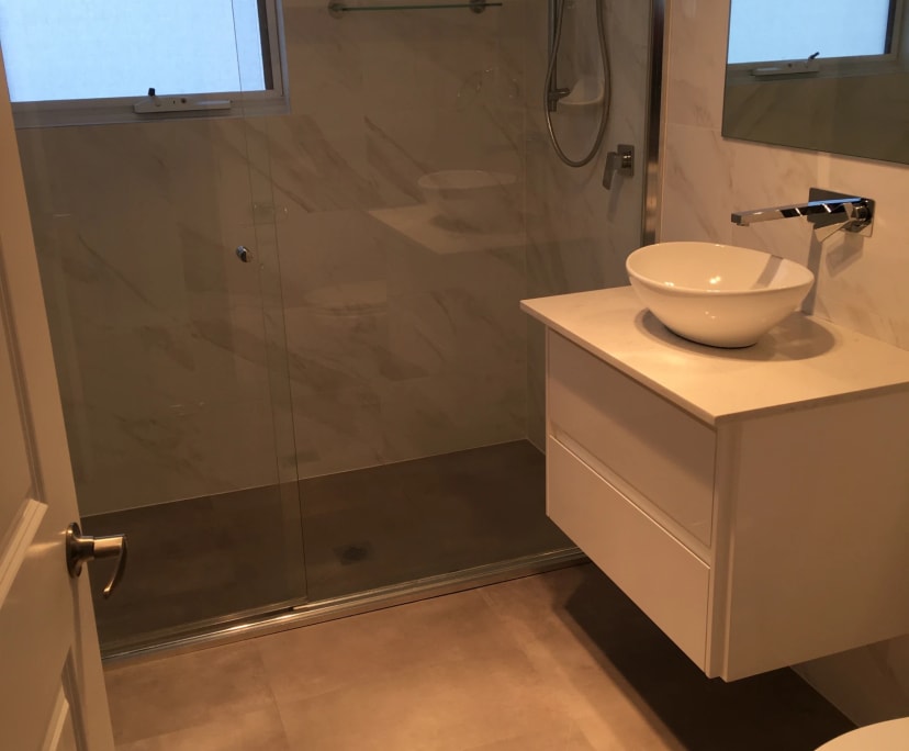 Room with own bathroom