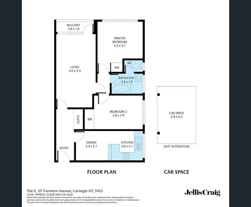 Whole property with 2 rooms for rent