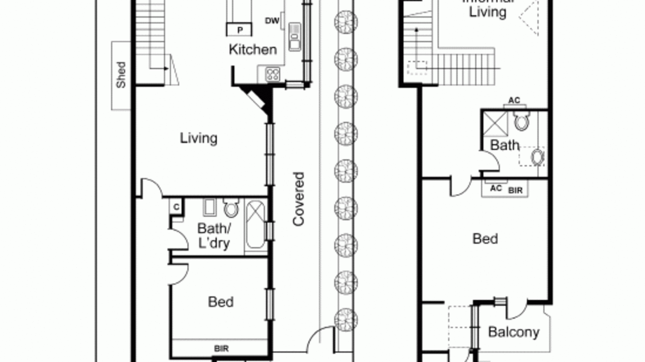 Unfurnished room in a share house