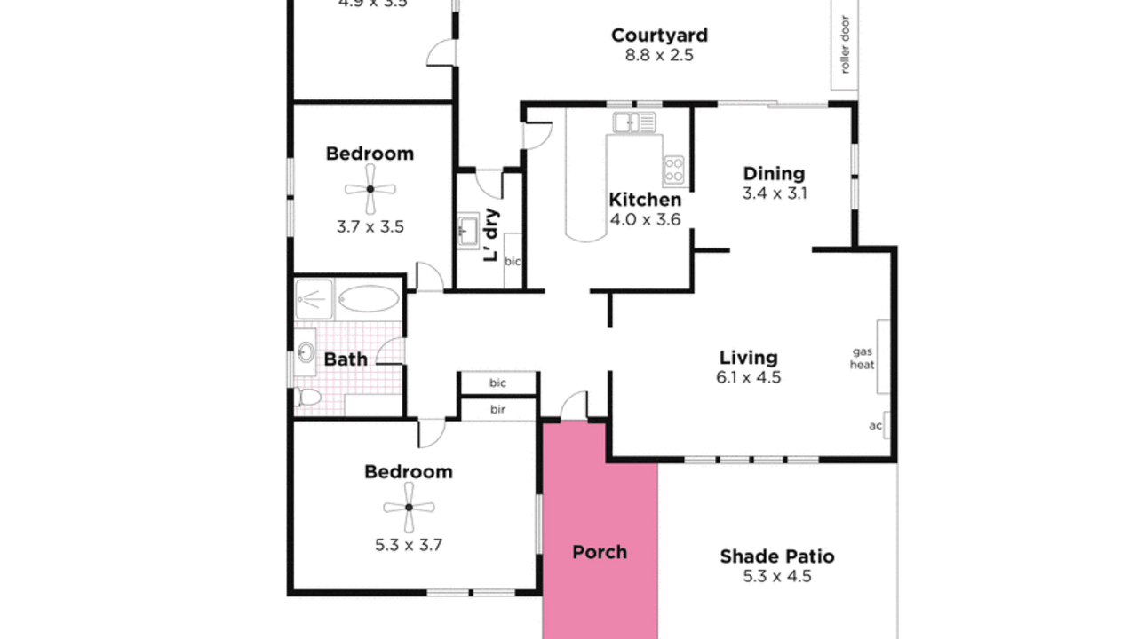 Furnished room in a share house