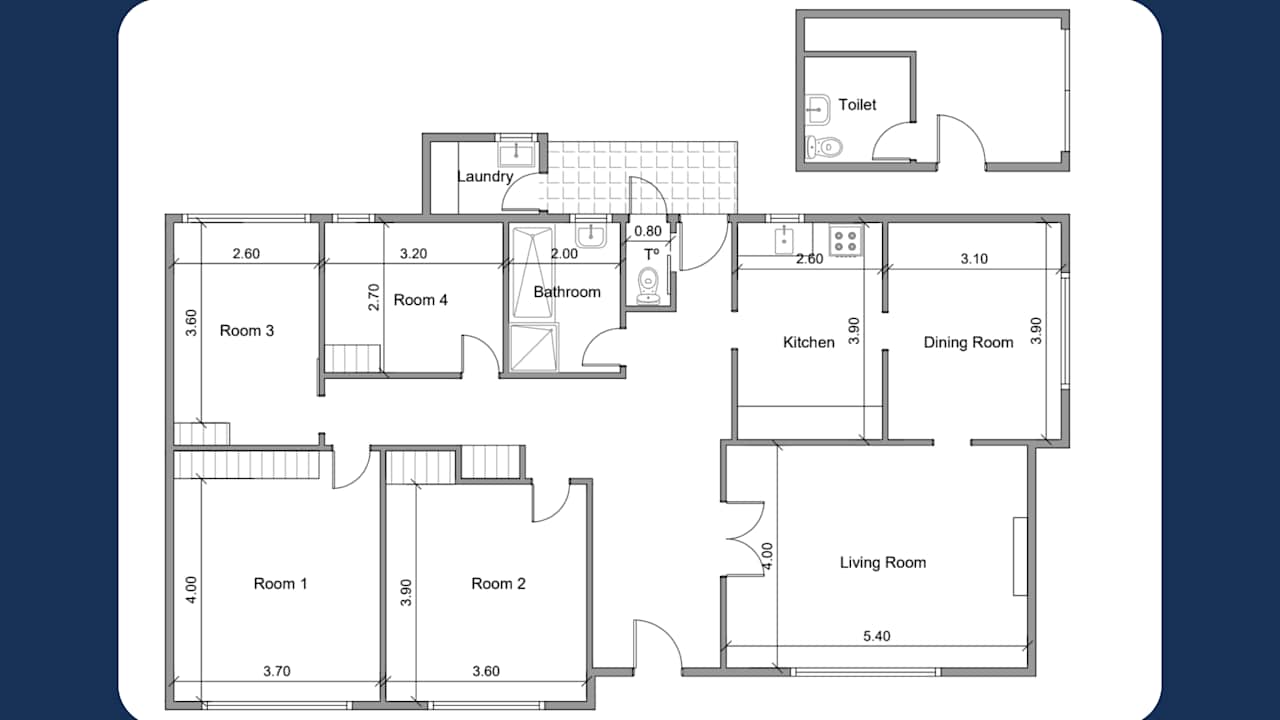 Furnished room in a share house