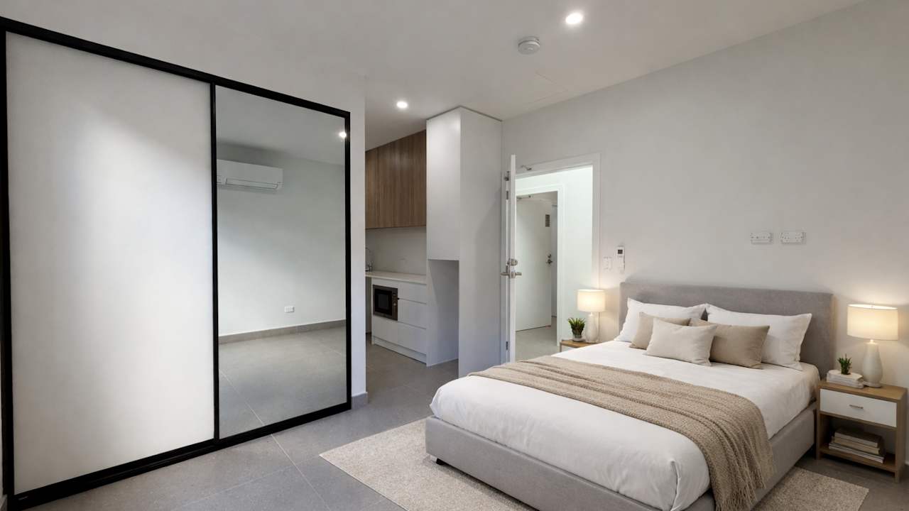 Unfurnished room studio flat for rent