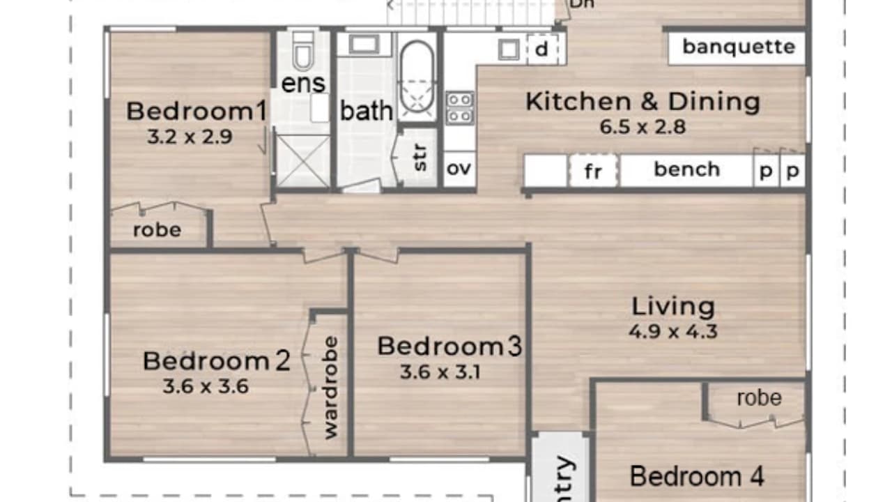 Furnished room in a share house