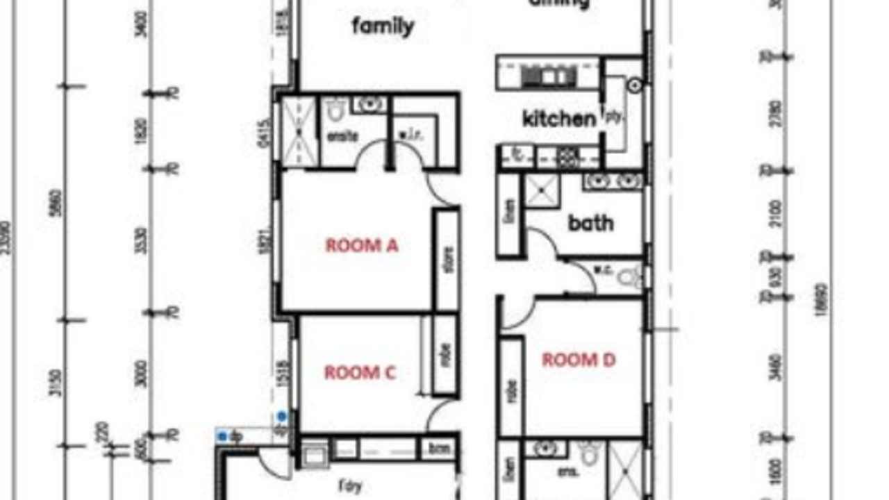 Unfurnished room in a share house