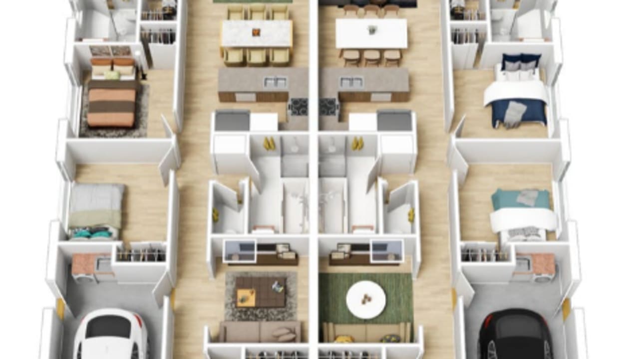 Whole property with 4 rooms for rent