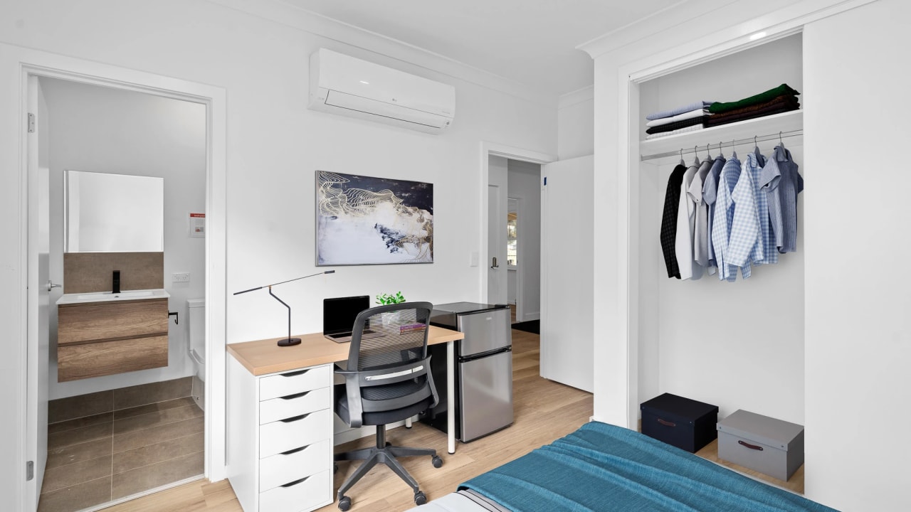 Furnished room with ensuite in a share house