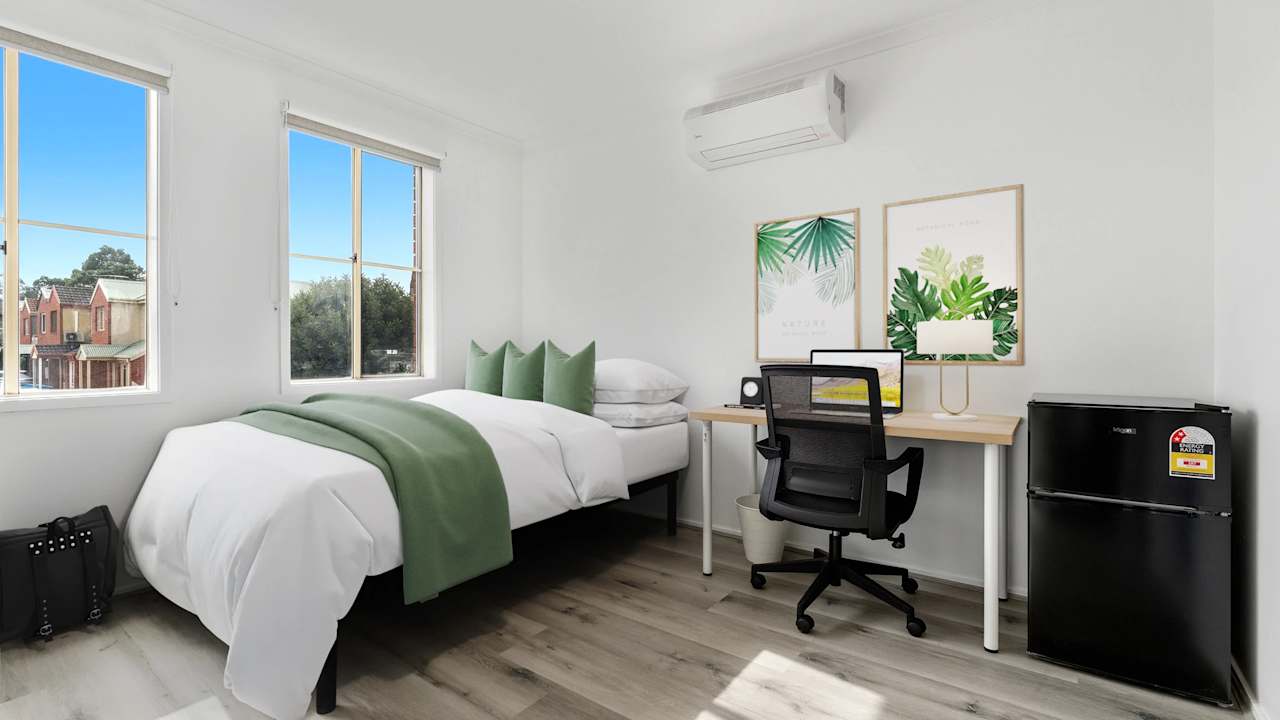 Furnished room with ensuite in a share house