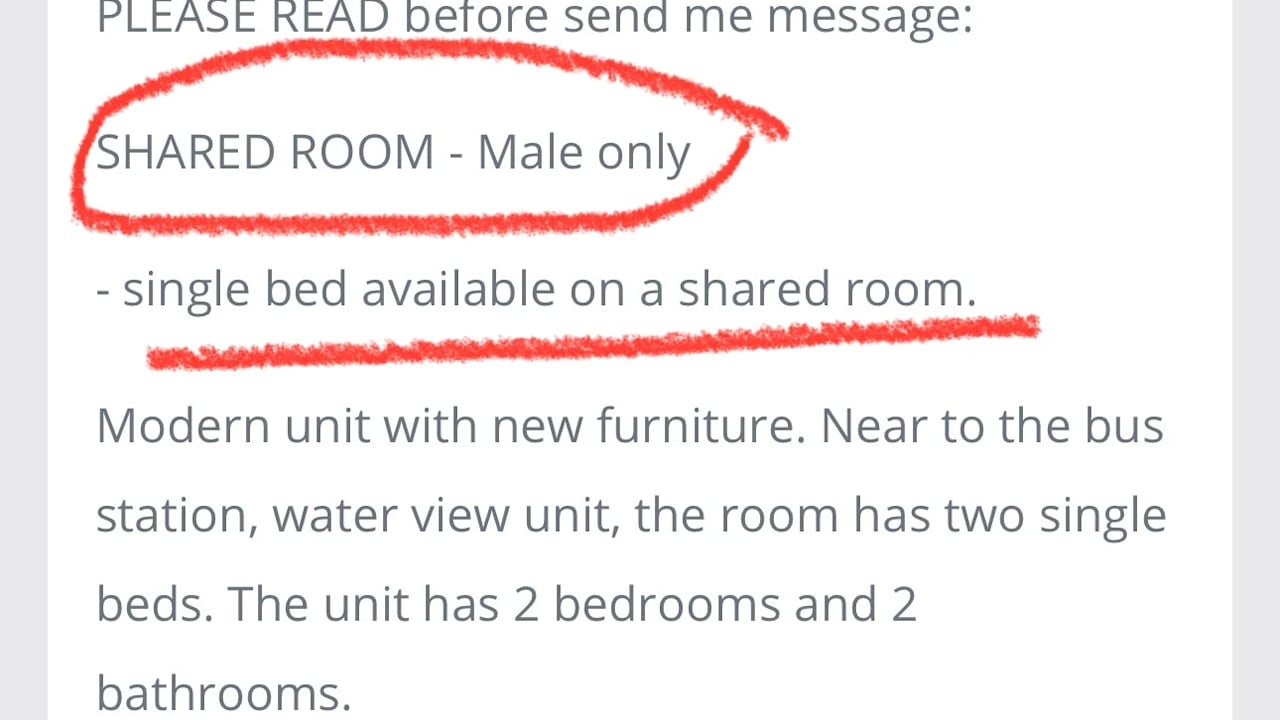 Furnished room in a flatshare
