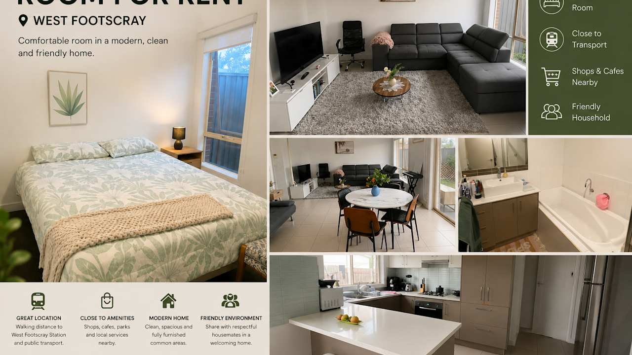 Furnished room in a share house