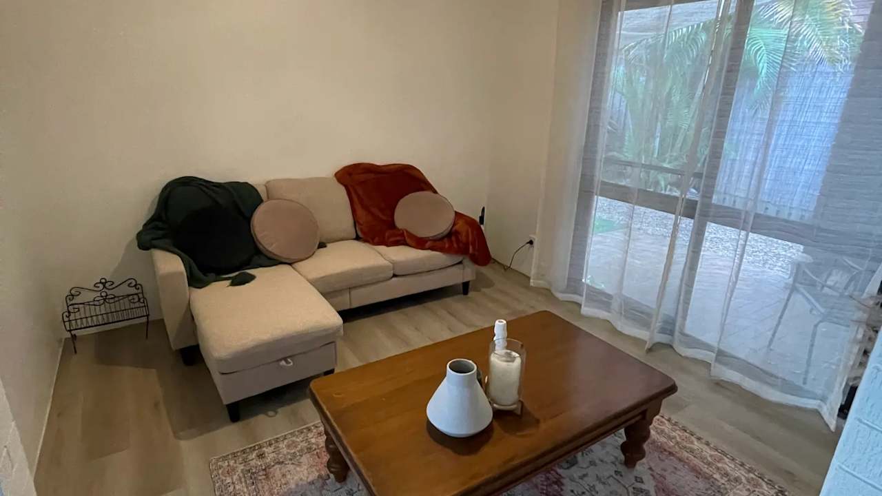 Unfurnished room with own bathroom