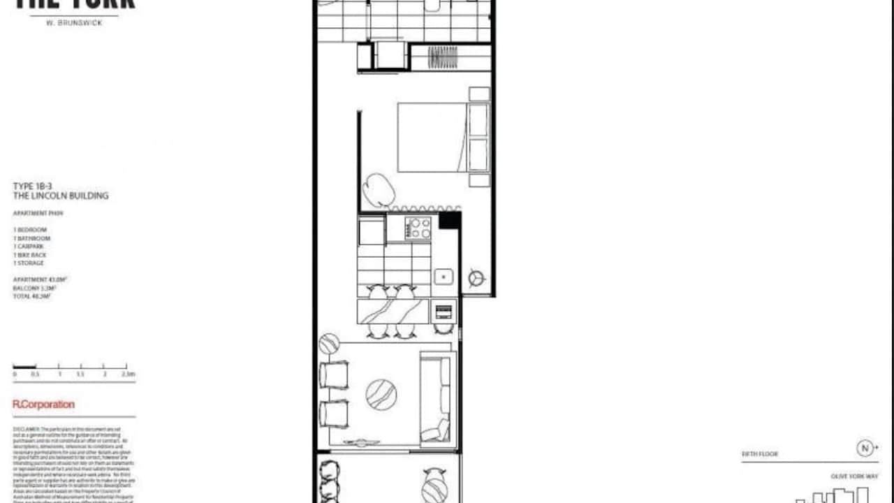 One bed flat for rent