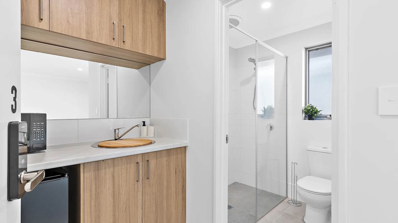 Furnished room with ensuite in a share house