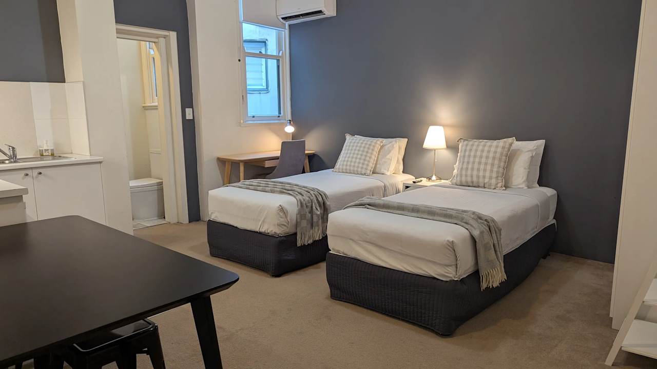 Furnished room with own bathroom