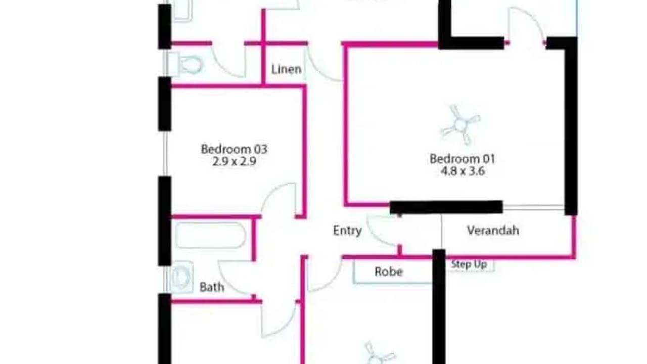 Furnished room in a share house