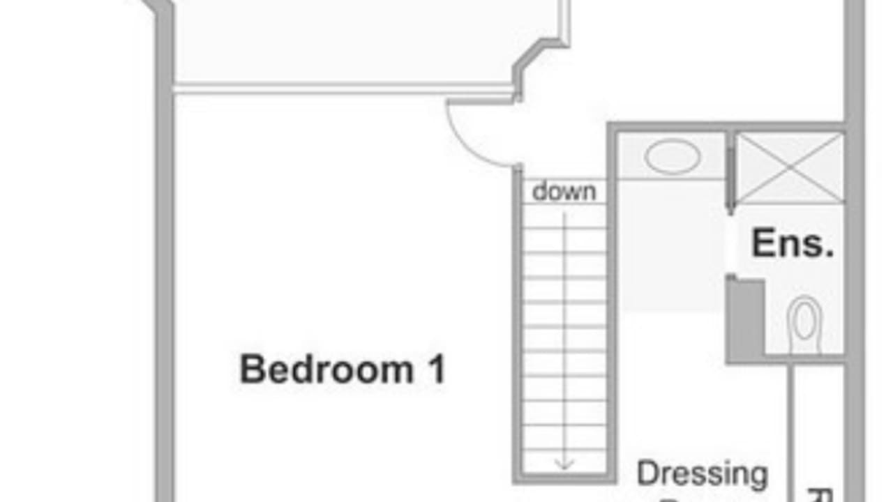 Unfurnished room with ensuite in a flatshare
