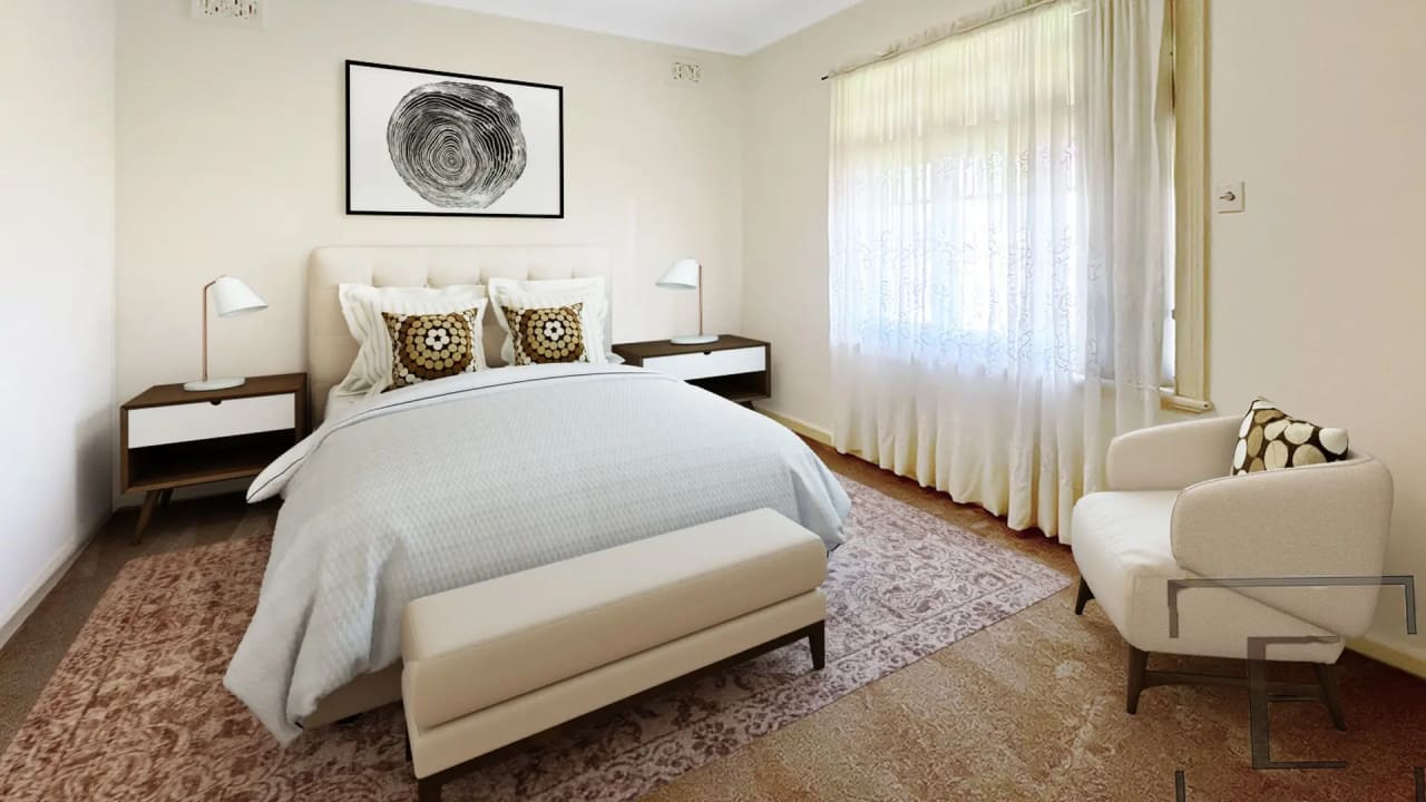 Whole property with 3 rooms for rent