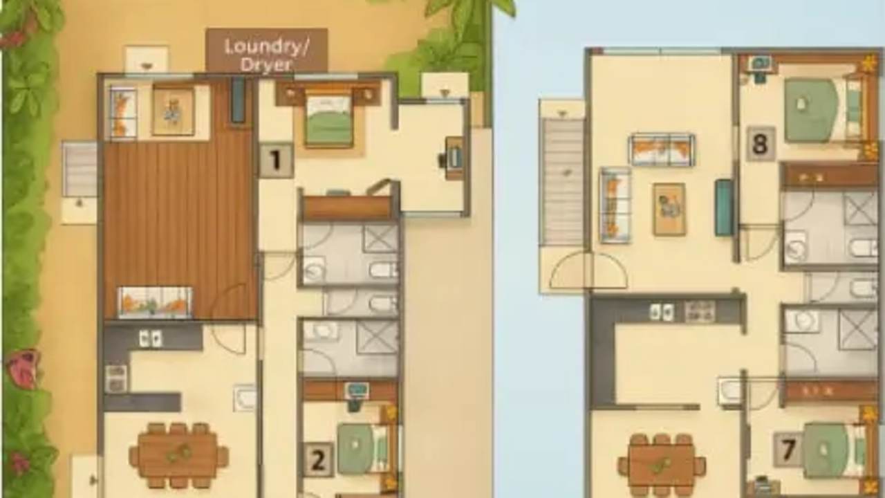 Furnished room in a share house
