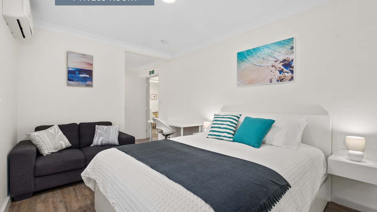 Furnished room with ensuite in a share house