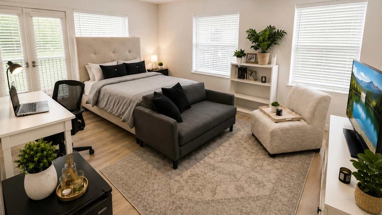Furnished room in a share house