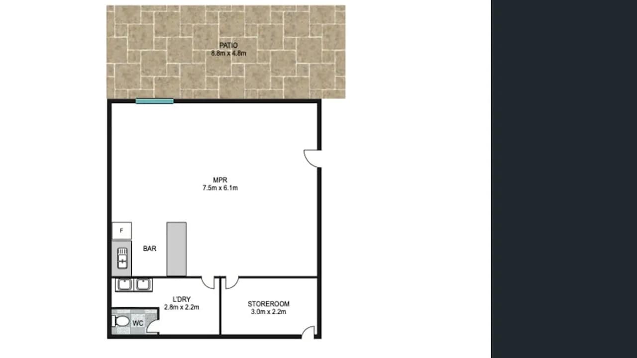Room with own bathroom