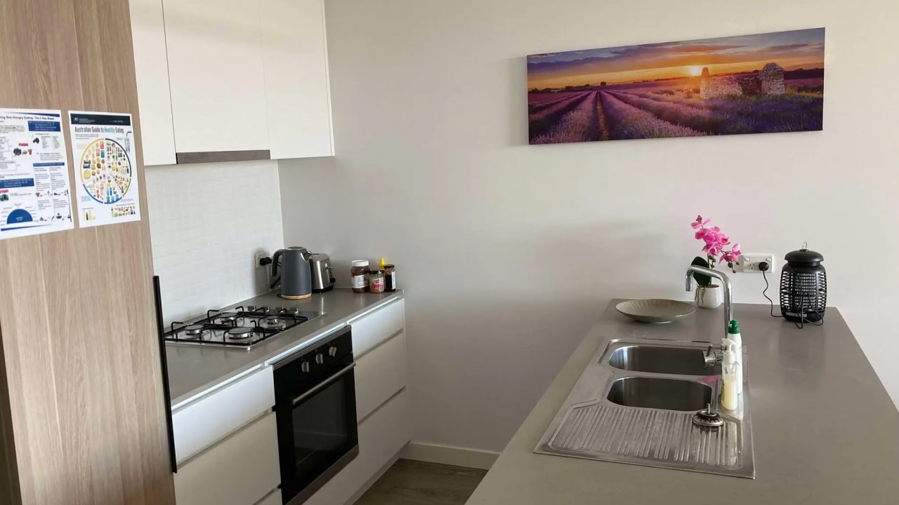 Unfurnished room with own bathroom