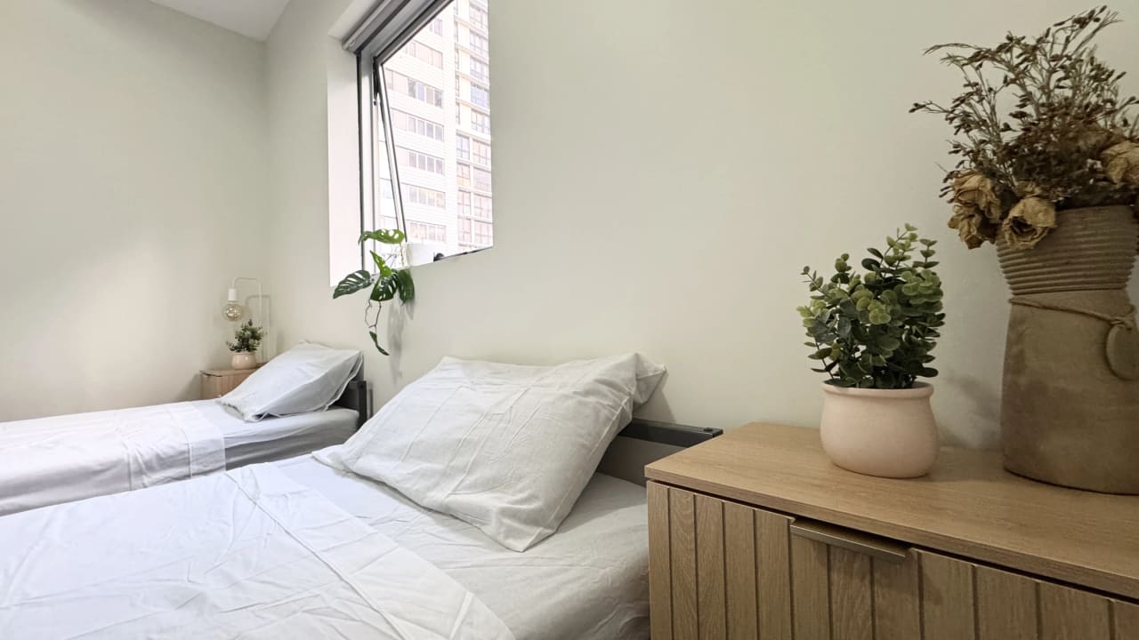 Furnished room with own bathroom