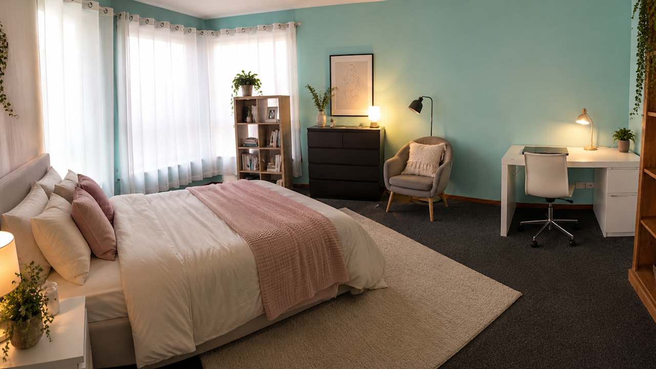 Furnished room in a share house