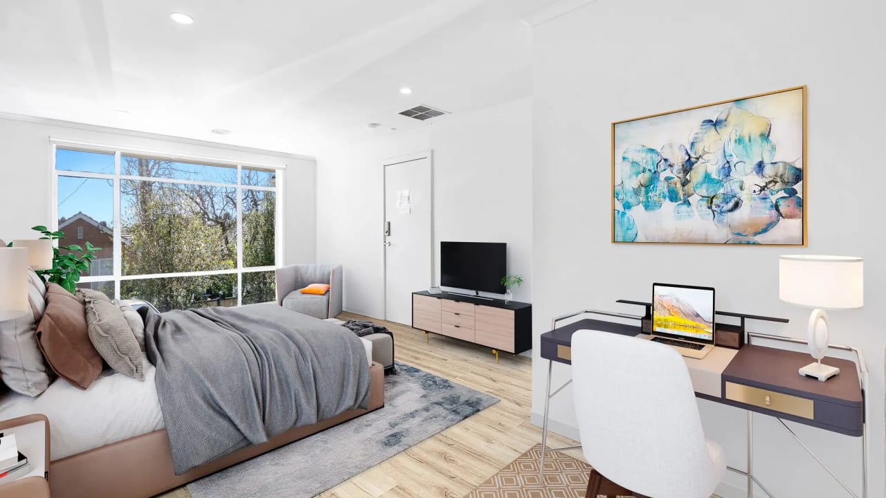 Furnished room with ensuite in a share house