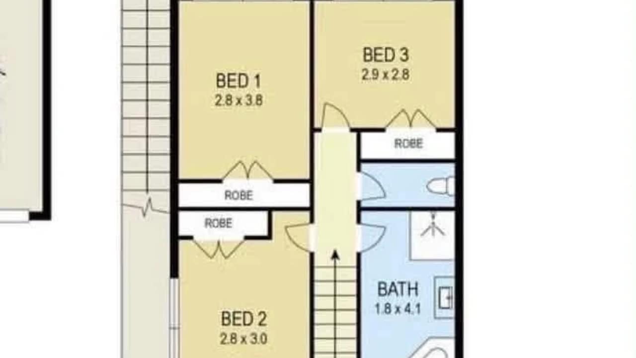 Unfurnished room in a share house
