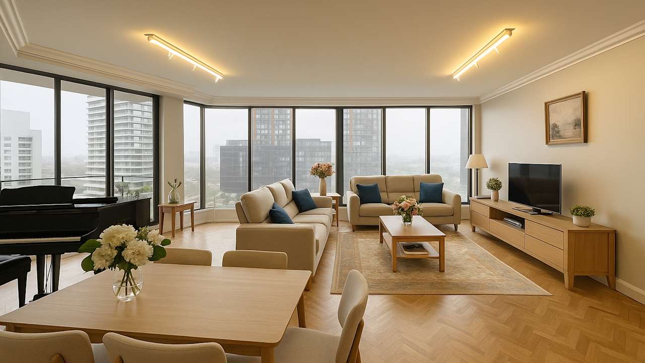 Furnished room in a flatshare