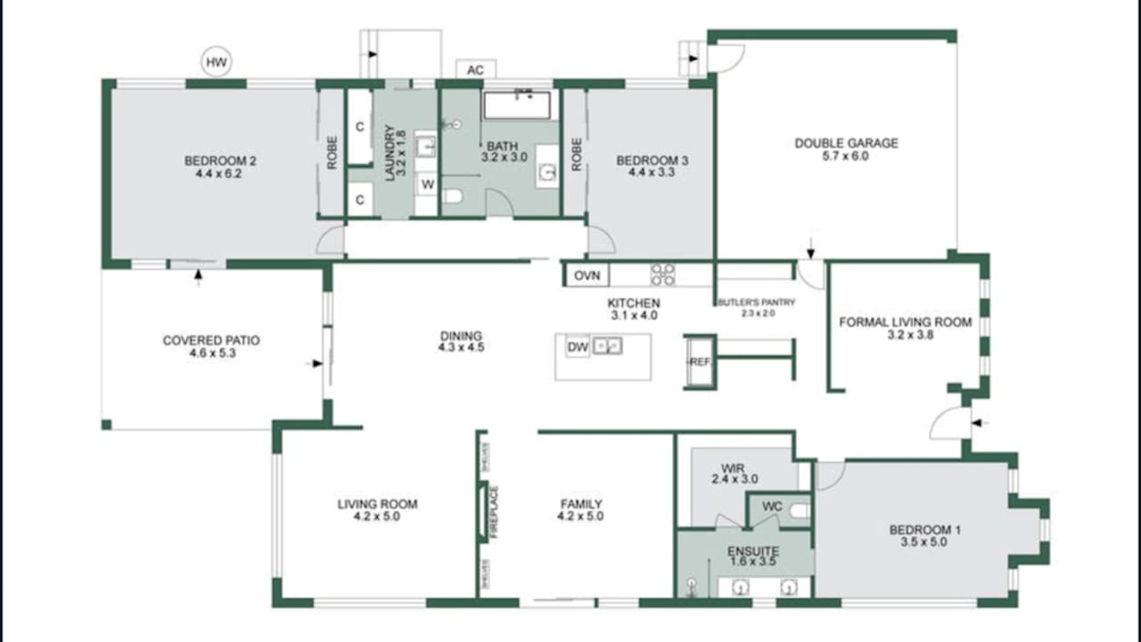 Whole property with 3 rooms for rent