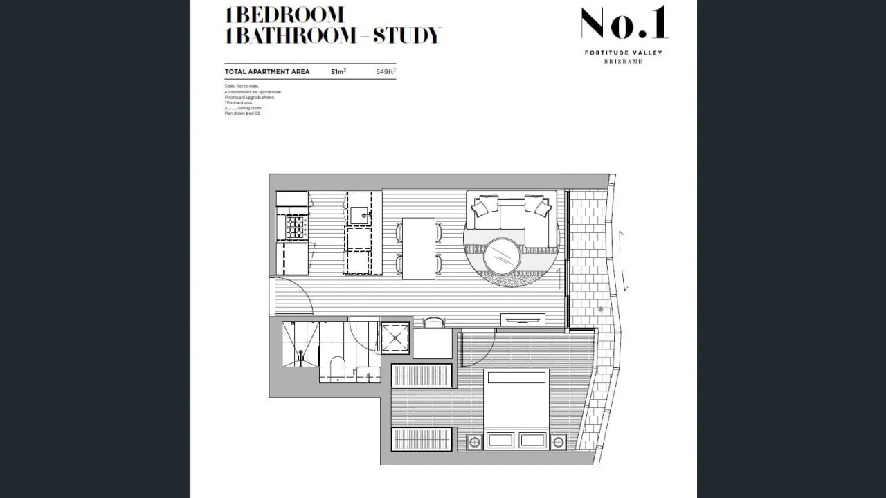 One bed flat for rent