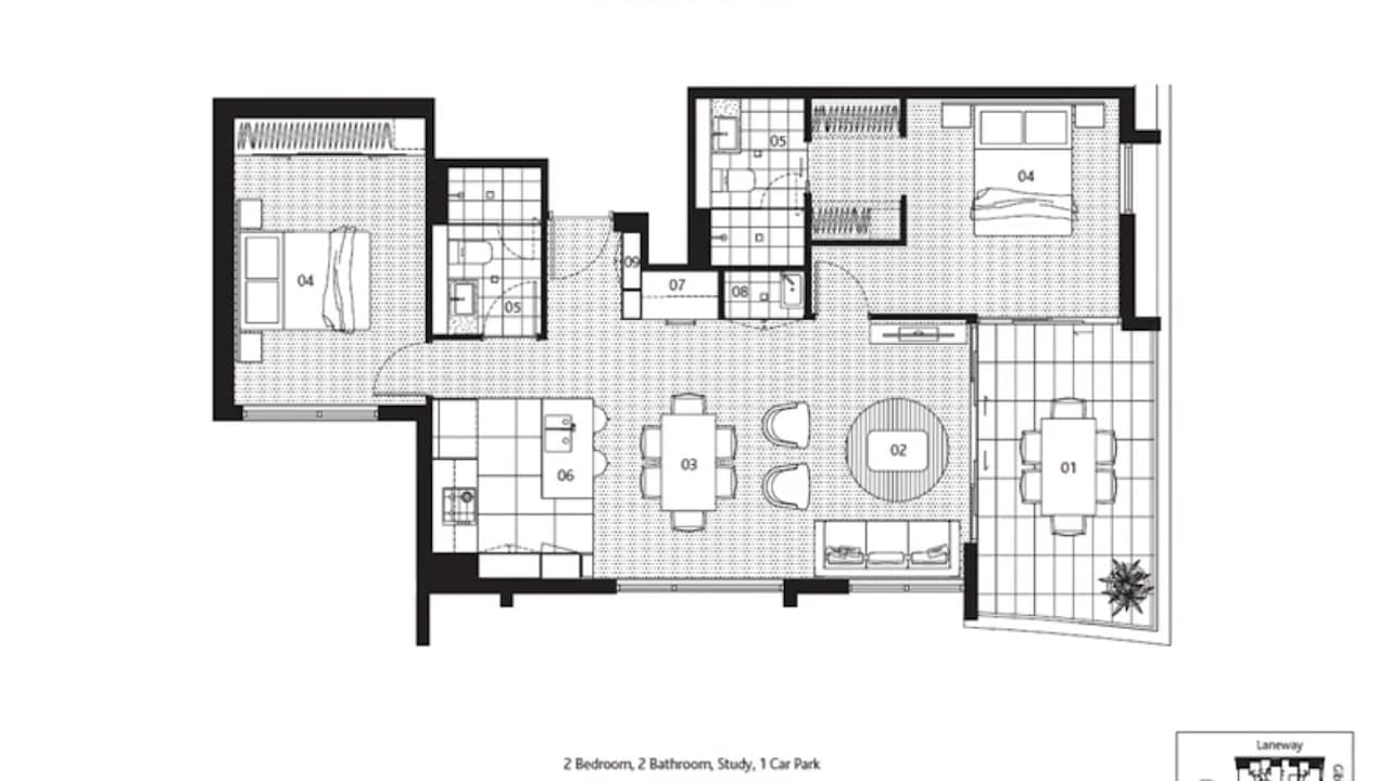 Whole property with 1 room for rent