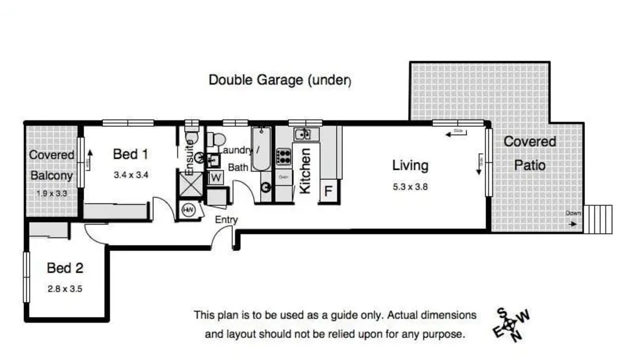 Unfurnished room with own bathroom