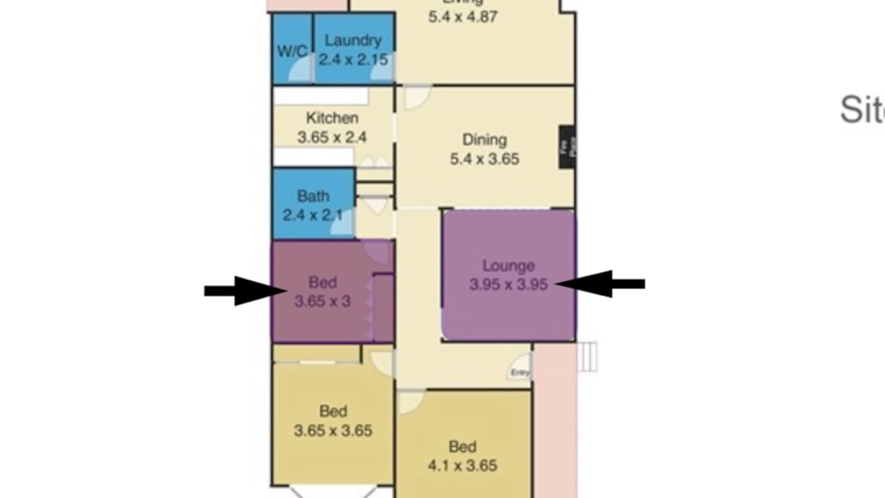 Unfurnished room in a share house
