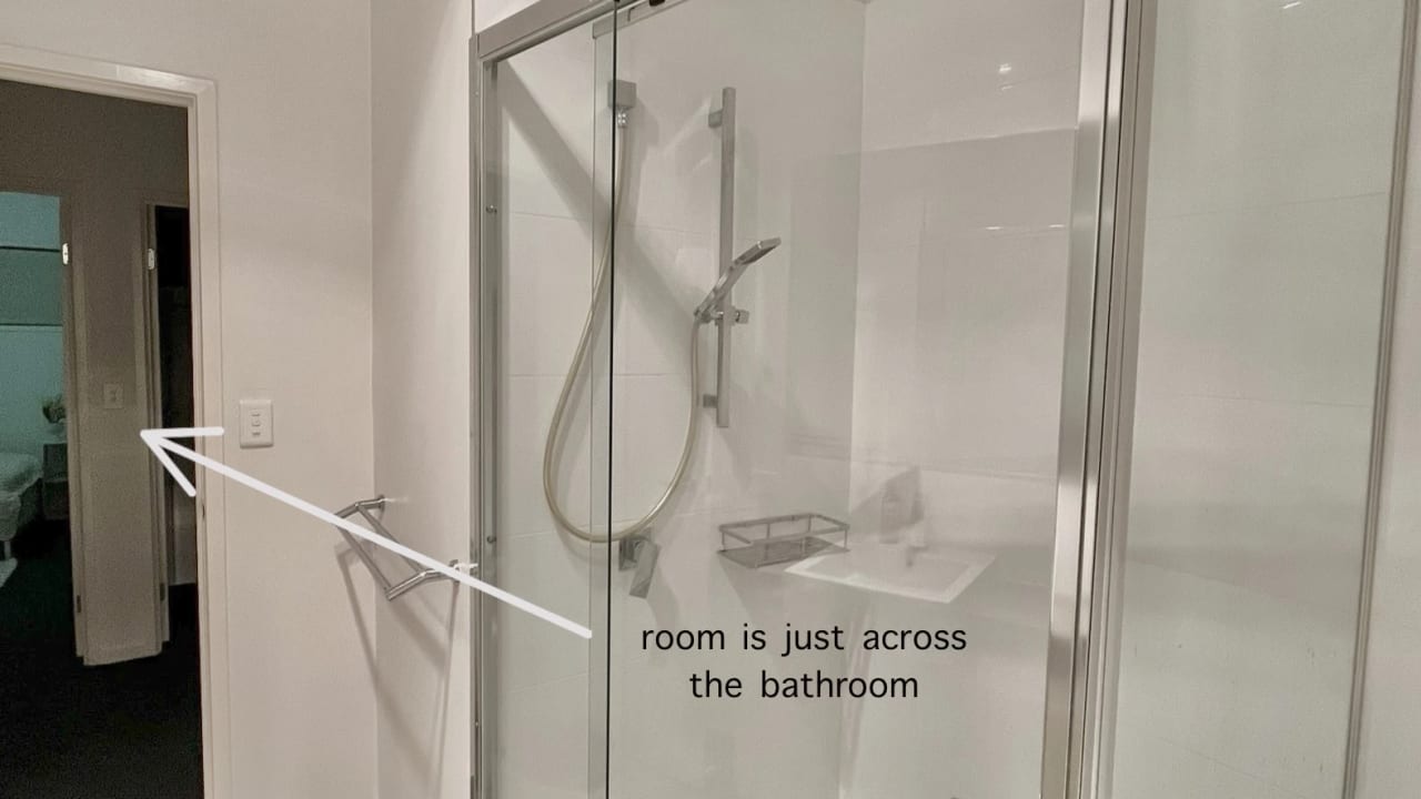 Furnished room with own bathroom