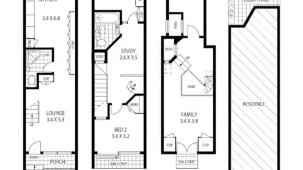 Unfurnished room in a share house