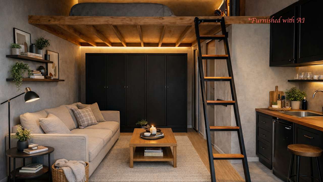 Room studio flat for rent